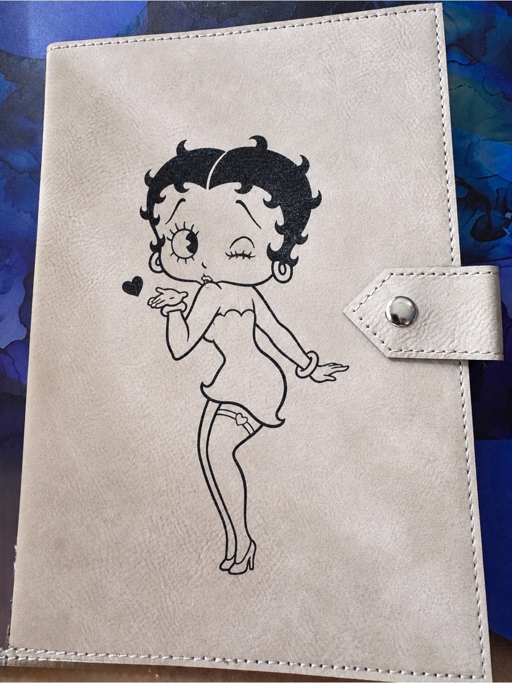 NWT Leatherette refillable notebook customized pick one & any saying you’d like - Picture 8 of 15